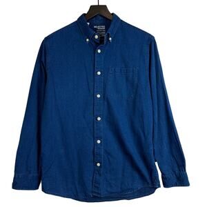 Selected Homme Mens Denim Chambrey Regular Fit Shirt Button Down Blue - 15 S